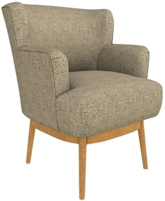 Best® Home Furnishings Customizable Kelida Swivel Chair with Honey Birch Legs-0