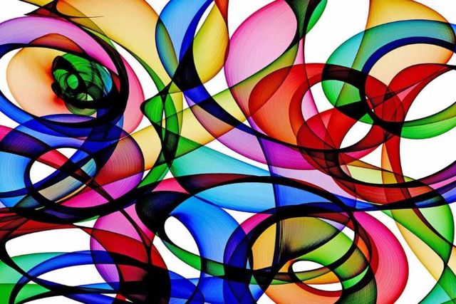 Classy Art Collage of Colors Wall Art-1