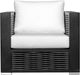 Enclover Chestnut Lux Black/White Club Chair-1