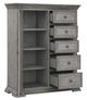Liberty Furniture Big Valley Graystone Door Chest-5