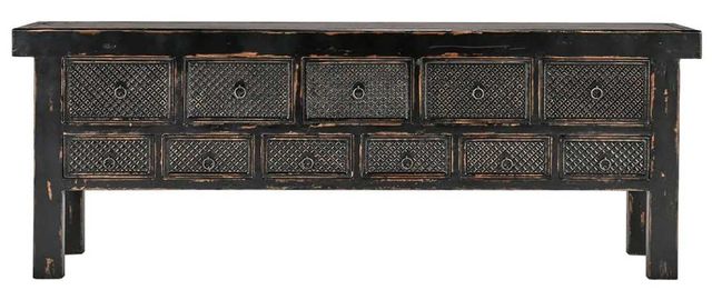 Classic Home Lahey Antique Black Sideboard-2