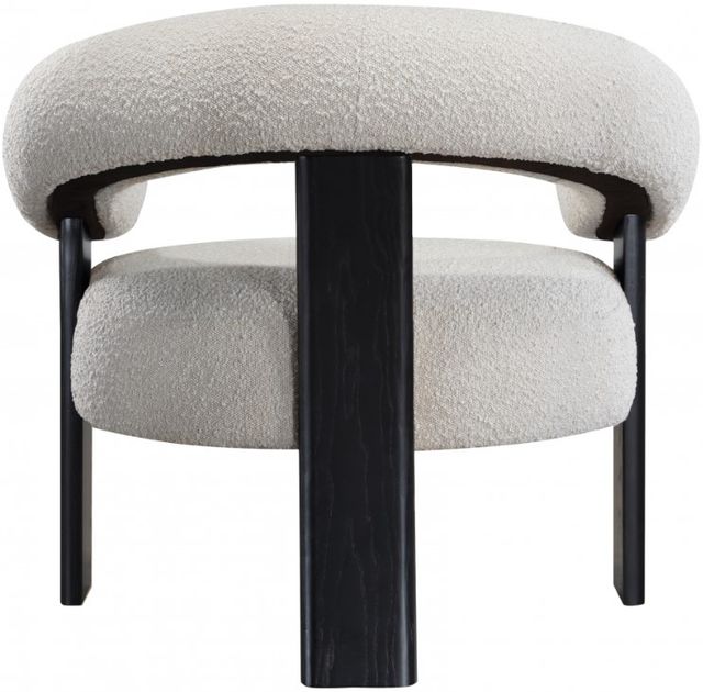 Meridian Furniture Winston Cream/Black Boucle Accent Chair-3