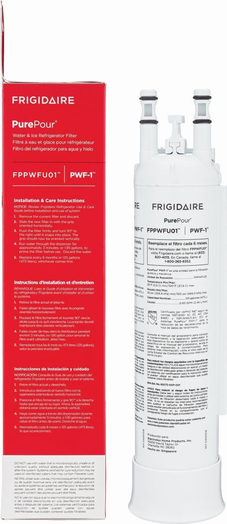 Frigidaire® PurePour™ Water and Ice Refrigerator Filter PWF-1™-2
