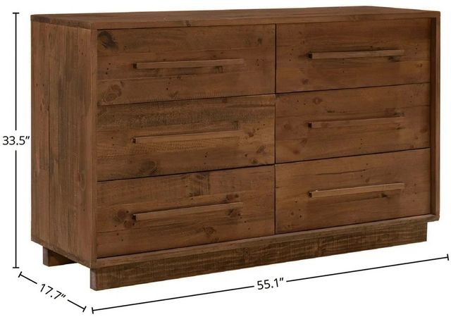 LH Home Nevada Dark Driftwood Dresser-2