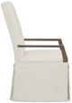 Fairfield® Customizable Entree Dining Straight Tall Button Back Skirted Arm Chair-2