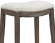 Furniture Classics Cream/Dark Taupe Counter Stool-1