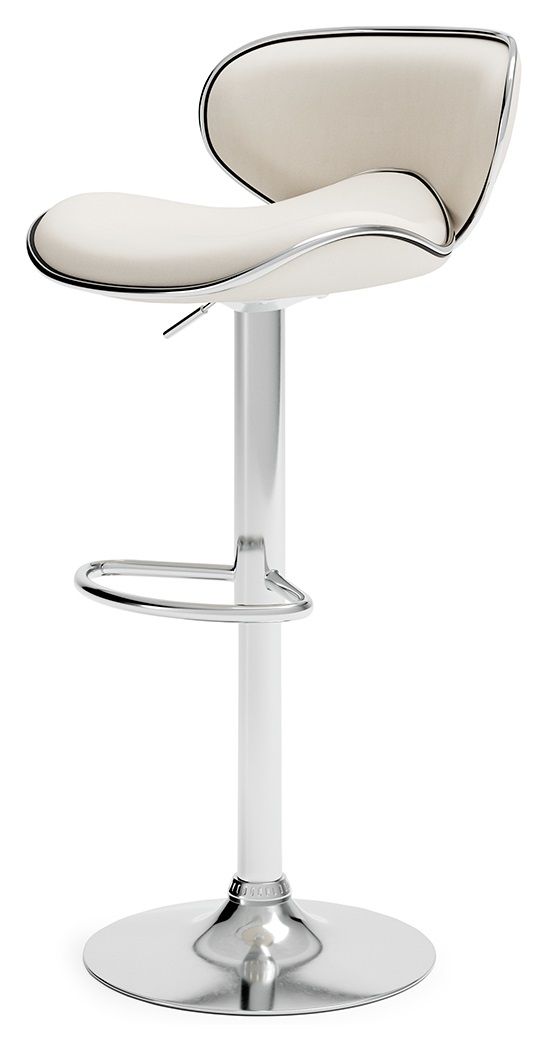 Signature Design by Ashley® Pollzen White Bar Stool-0
