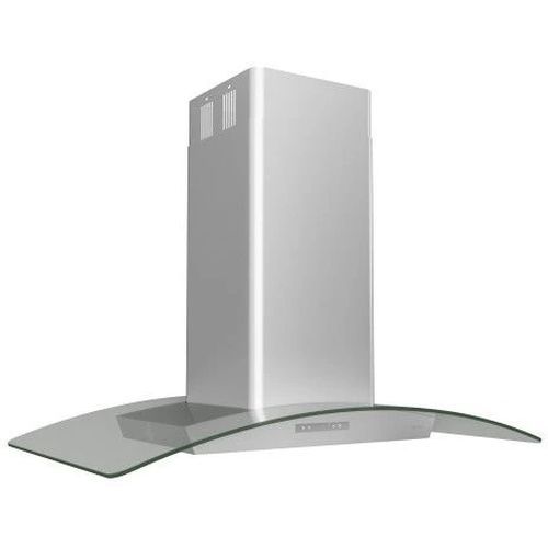 Zephyr Milano 42" Stainless Steel with Glass Canopy Island Range Hood-0