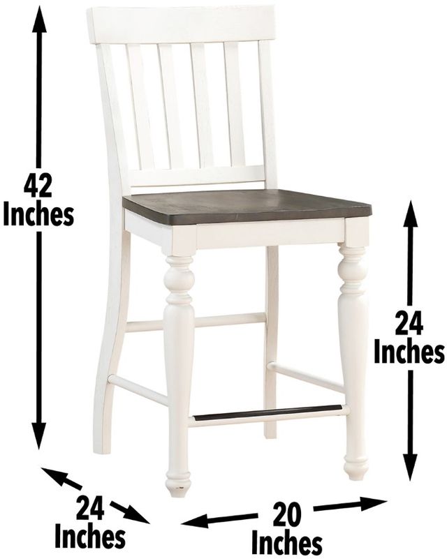 Steve Silver Co. Joanna Two Tone Counter Stool-2