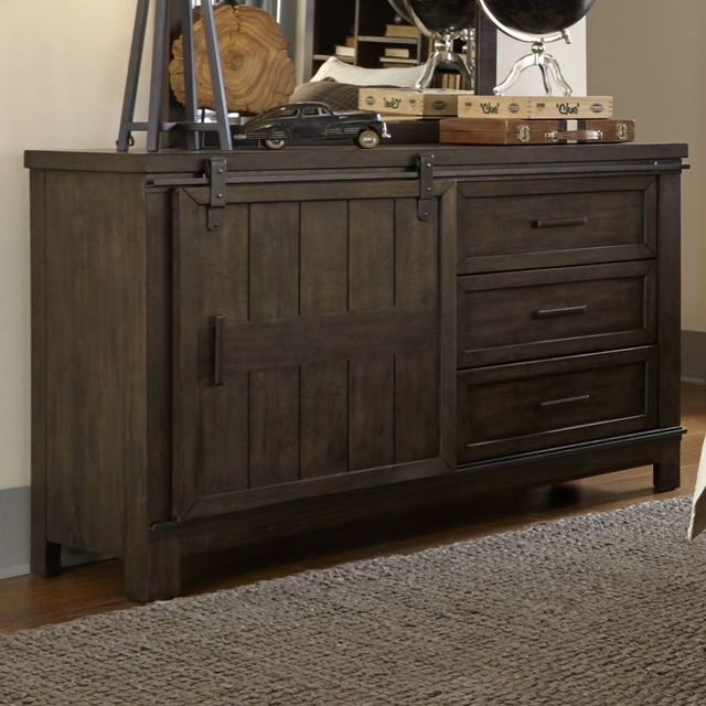 Liberty Furniture Thornwood Hills Rock Beaten Brown Youth Dresser-1