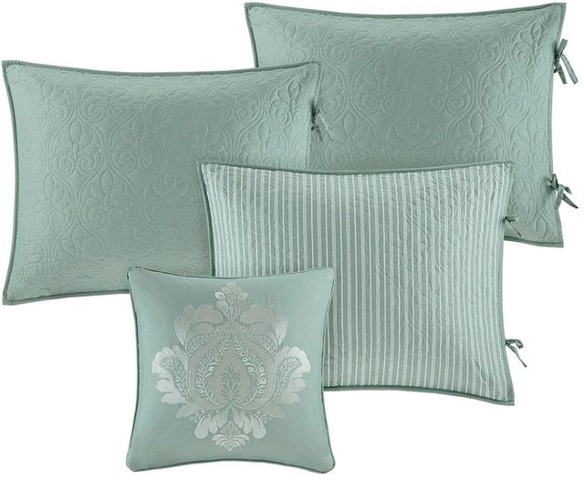 Olliix by Madison Park 6 Piece Seafoam Quebec Reversible Daybed Cover Set-2
