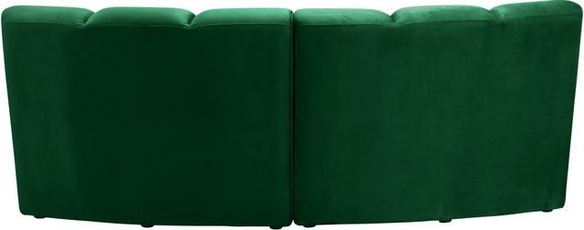 Meridian Furniture Infinity 2-Piece Green Velvet Modular Sectional-3