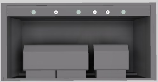 Vent-A-Hood® Designer Series 48" Gunsmoke Wall Mounted Range Hood-3