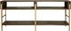 Riverside Furniture Dekker Brown Console Table with Metal Framework-0