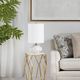 Crestview Collection Clements Burnished/Polished White Table Lamp-3