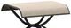 Homecrest™ Outdoor Living Customizable Grace Aluminum/Fabric Outdoor Sling Ottoman-1