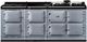 AGA™ R7 210 Classic Cast Iron 83" Dove Pro Style Dual Fuel Range-0