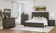 Elements International Canterbury Gray King Panel Bed-1