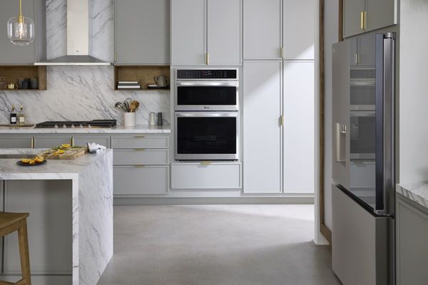 LG 30" Oven/Microwave Combo Electric Wall Ovens LG 30" PrintProof Stainless Steel Oven/Microwave Combo Electric Wall Ovens