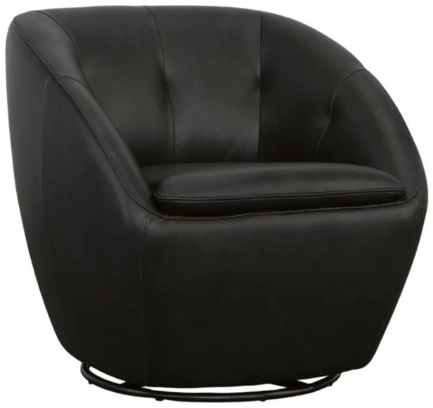 Flexsteel® Wade Ebony Swivel Chair-0