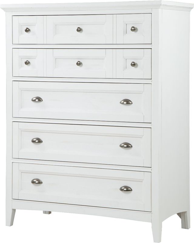 Magnussen Home® Heron Cove Chalk White/Dovetail Grey Drawer Chest-0