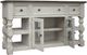 International Furniture Direct Stone Weathered Gray/White 60" TV Stand-0
