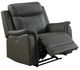 Mazin Furniture Cyrus Grey Power Glider Reclining Chair-1