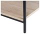 Moe's Home Collection Mila Natural Coffee Table with Black Metal Frame -1