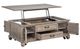 Magnussen Home® Lancaster Dovetail Gray Lift Top Storage Cocktail Table-2
