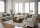England Furniture Reeves Dark Brown Loveseat with Nails-2