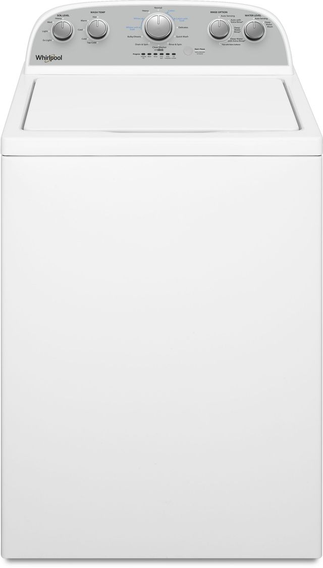 Whirlpool® 3.8 Cu. Ft. White Top Load Washer-0