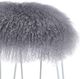 TOV Furniture Zelda Grey Sheepskin Bench-2