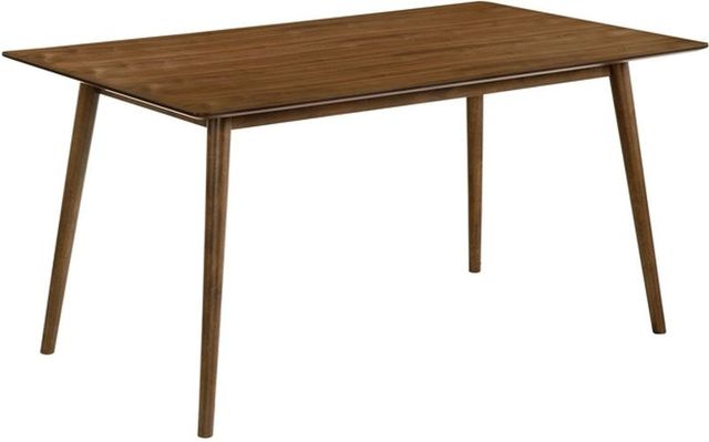Armen Living Westmont and Azalea 5-Piece Orange/Walnut Dining Set-2