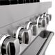 ZLINE Legacy 60" Stainless Steel Pro Style Dual Fuel Range-4