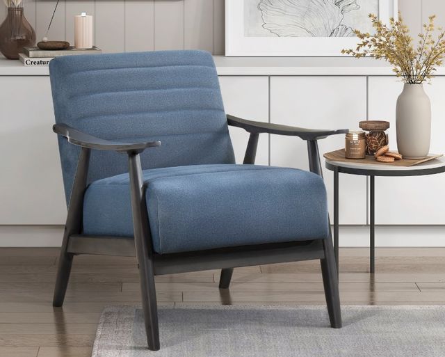 Homelegance® Greeley Blue/Gray Accent Chair-1