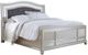 Signature Design by Ashley® Coralayne 5-Piece Silver California King Panel Bed Set-1