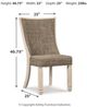 Signature Design by Ashley® Bolanburg Two-Tone Upholstered Dining Side Chair-1