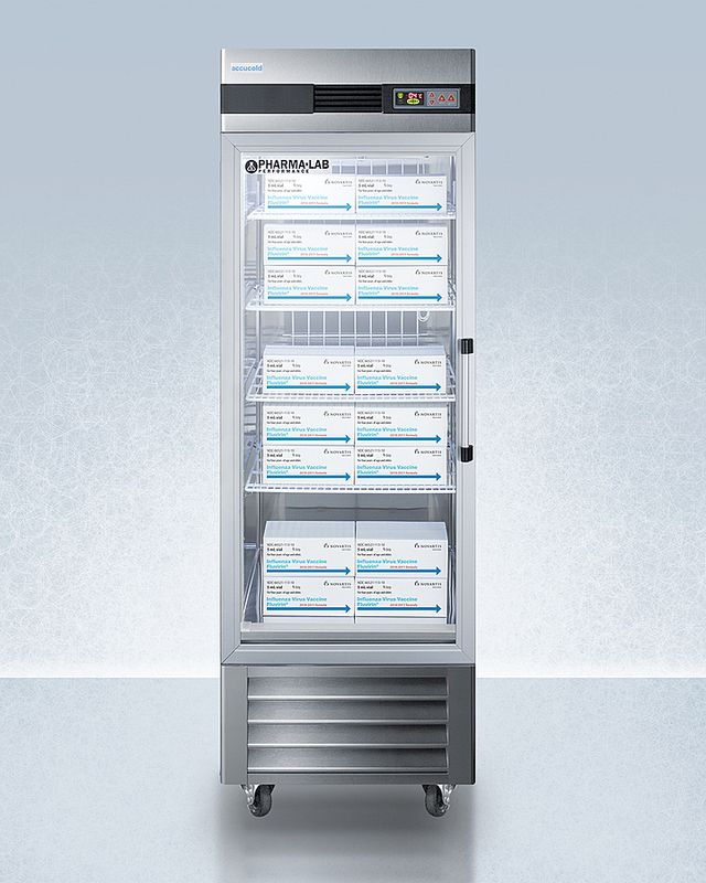 Accucold® Pharma-Lab Performance Series 23.0 Cu. Ft. Stainless Steel Frame Upright Pharmacy Refrigerator-2
