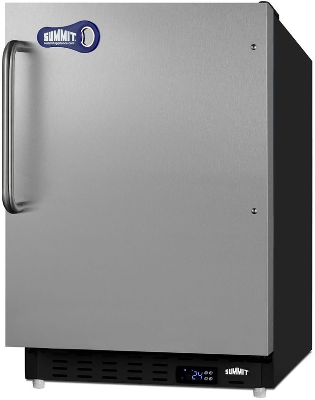 Summit® Cold Cavern® 20" 2.7 Cu. Ft. Stainless Steel Beverage Center-3