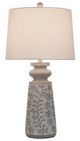 StyleCraft Grayson/Rubbed White Table Lamp-1