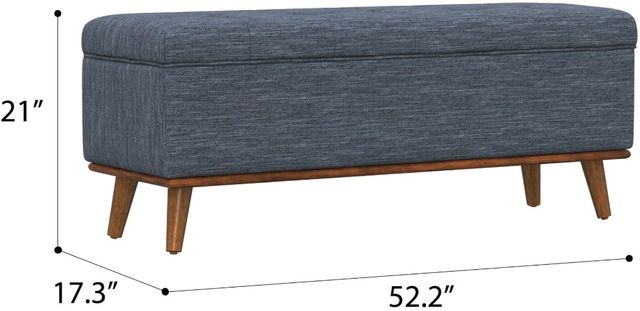 Emerald Home Rory Navy Storage Ottoman-2
