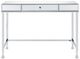 ACME Furniture Canine Mirrored Writing Desk with Chrome Base-1