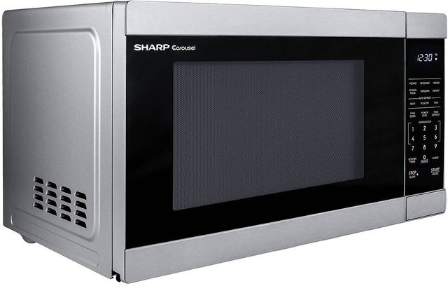 Sharp® Carousel® 1.1 Cu. Ft. Stainless Steel Countertop Microwave-1