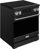 Thor Kitchen® Gordon Ramsay Collection 30" Black Pro Style Induction Range with Tilt Panel Touch Control and Stainless Steel Trim-2