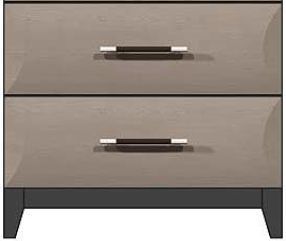 Country View Woodworking Customizable American Modern 28'' 5-Drawer Wood Legs Chest-1