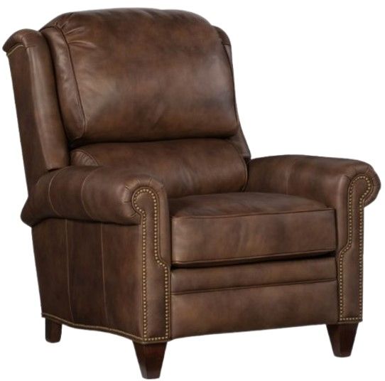 Bradington-Young Customizable William Manual Leather 3-Way Recliner-0