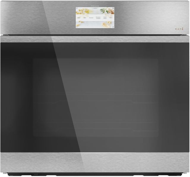 Café™ Minimal 30" Platinum Glass Built In Convection Single Electric Wall Oven-1