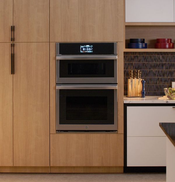 GE Profile 30" Stainless Steel Oven/Microwave Combo Electric Wall Oven