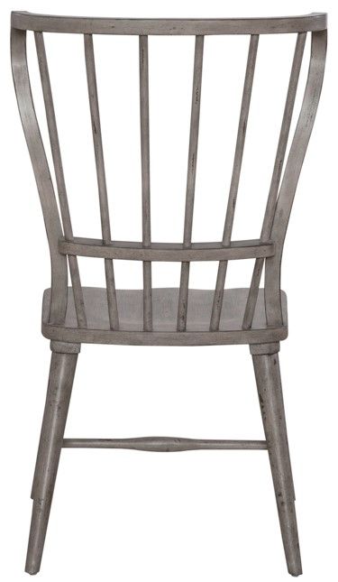 Liberty Furniture River Place Riverstone Gray Windsor Back Side Chair-4