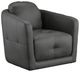 Emerald Home Blakely Steel Gray Swivel Chair-0